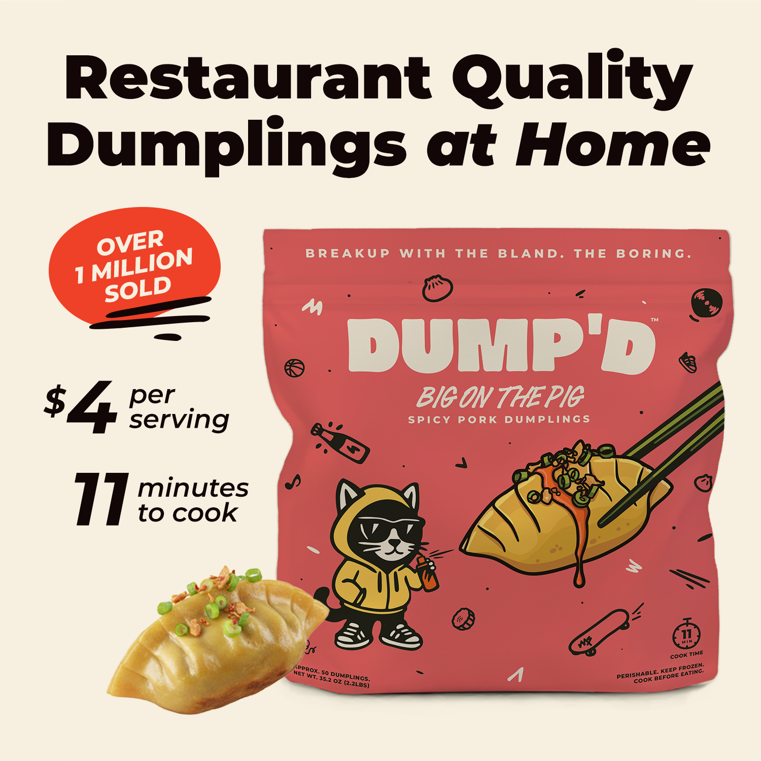 Spicy Pork Dumplings