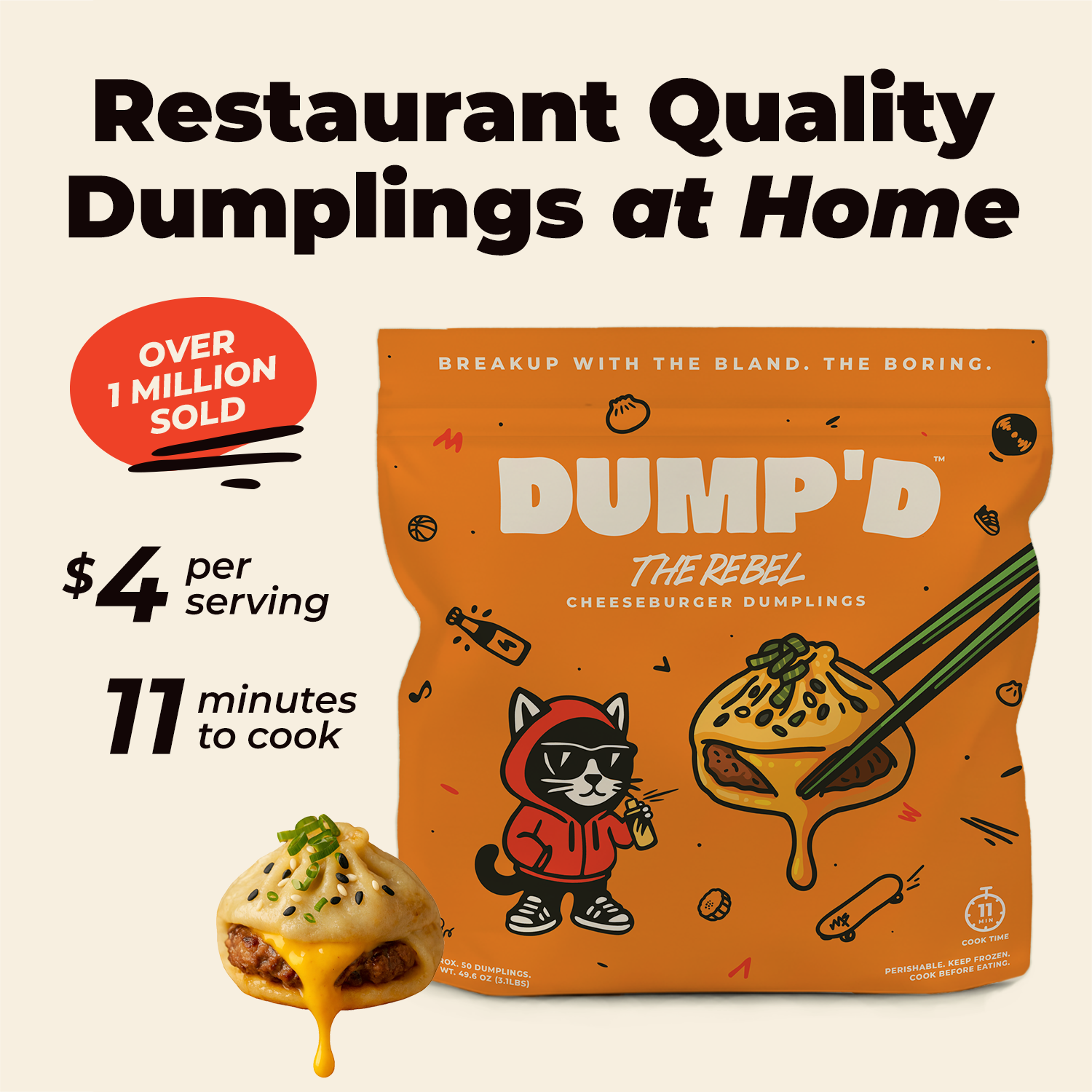 Cheeseburger Dumplings