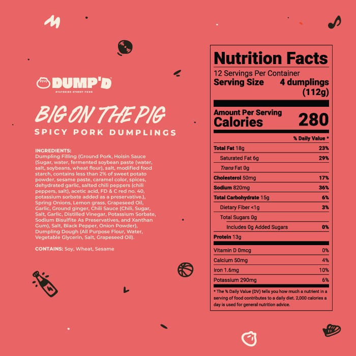 Spicy Pork Dumpling "Big on the Pig"