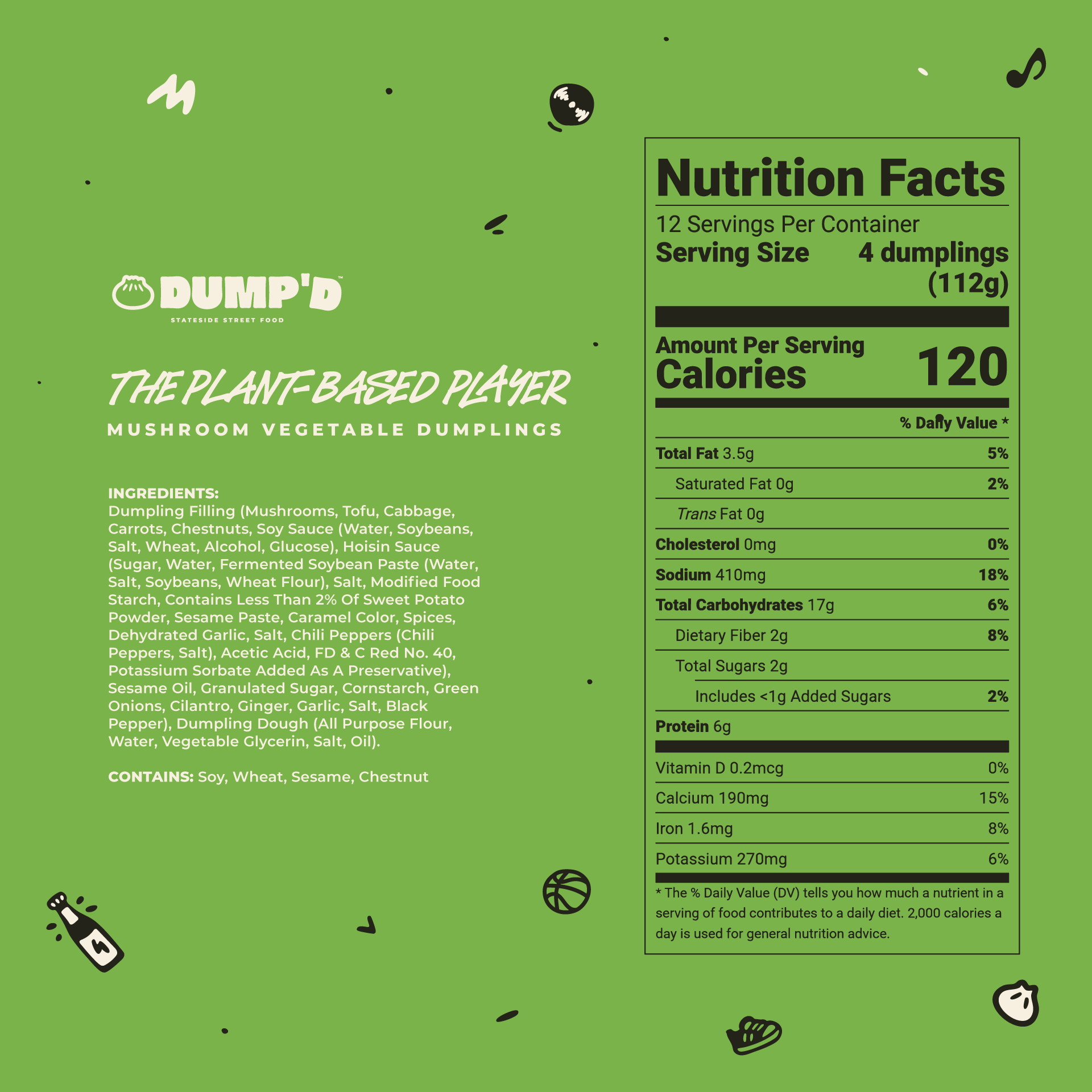 Mushroom Veggie Dumplings