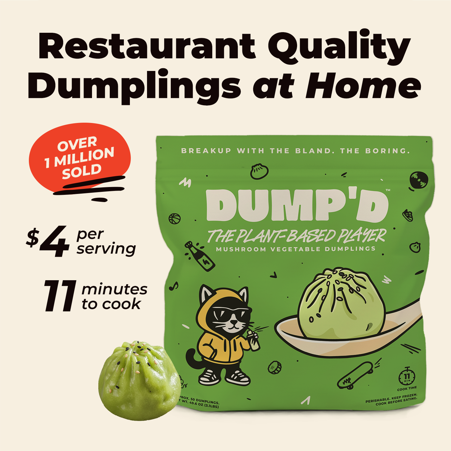 Mushroom Veggie Dumplings