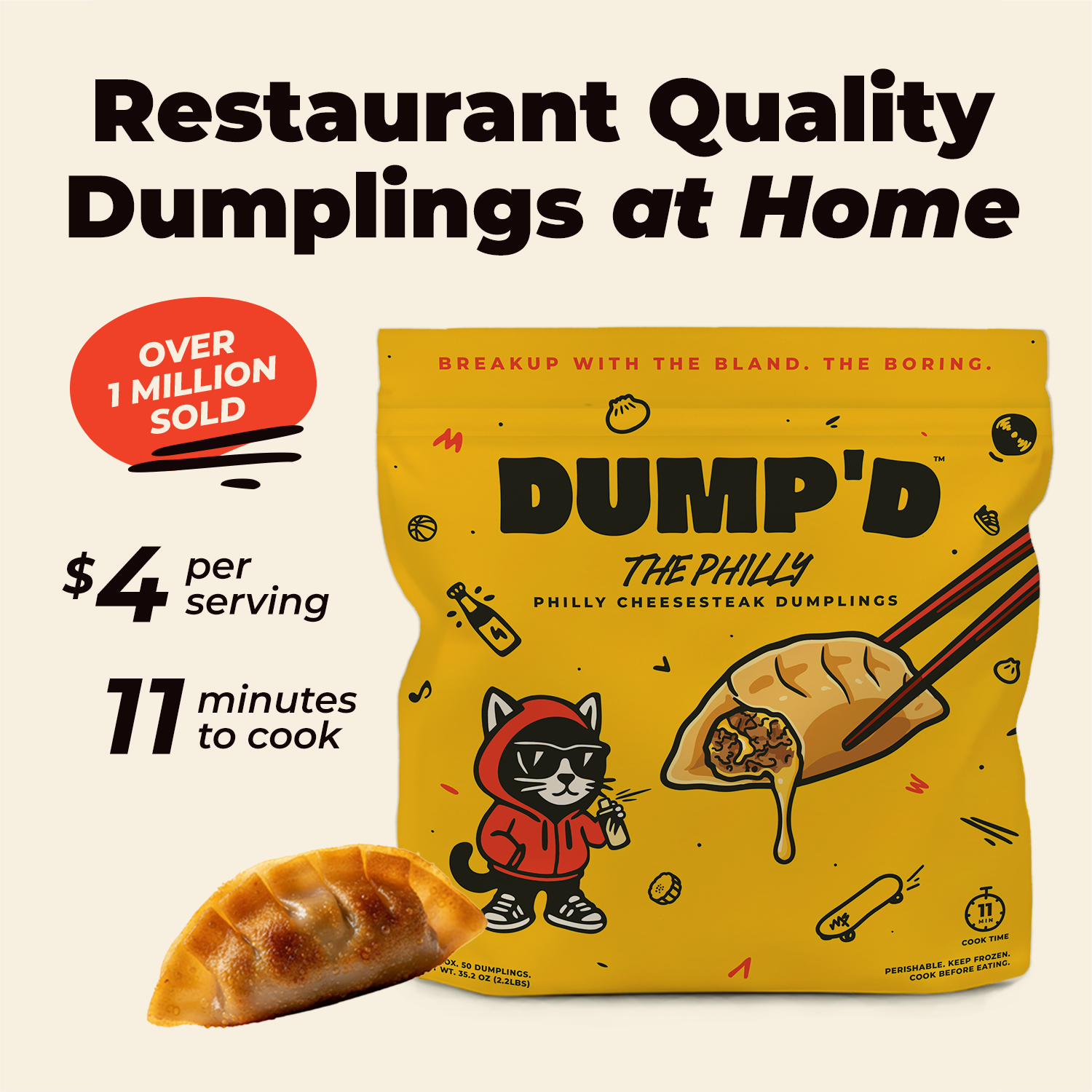 Philly Cheese Steak Dumplings